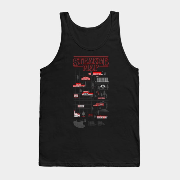 Strange Map Final Tank Top by astronaut